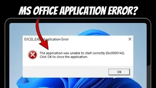 How to fix Microsoft Office Application Error 0xc0000142 FAST!