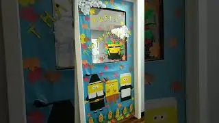 🦃 Decoración de mi Puerta para Noviembre (Thanksgiving)