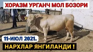 БОКИЛАДИГАН НОВВОС НАРХЛАРИ 11-ИЮЛ 2021.ХОРАЗМ УРГАНЧ МОЛ БОЗОРИ.