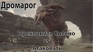 Дромарог - Преклонить Колено vs Атаковать