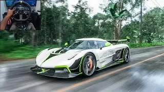 Koenigsegg Jesko - Forza Horizon 5 | Steering Wheel gameplay