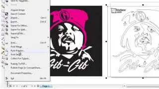 Settingan Potong Stiker Menggunakan Jinka Langsung dari Coreldraw