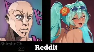 ANIME vs REDDIT (The Rock Reaction Meme) HATSUNE MIKU Only! part 1