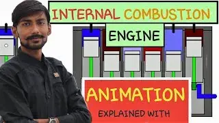 Internal Combustion Engine Explained With Animation | Basic Detail of Petrol & Diesel Engine | Ankit