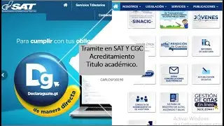 SAT Y CONTRALORIA, Titulo Académico Guatemala