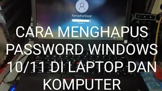 cara menghapus password windows 10/11 di laptop dan komputer