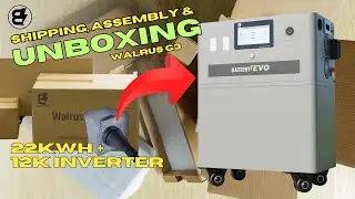 Unboxing Guide! 22kWh Battery + Inverter | Walrus G3 | BatteryEVO