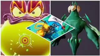 The Smurfs 2 - The Prisoner of the Green Stone - All Boss Fights / Nintendo Switch