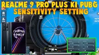 Realme 9 pro plus ki pubg sensitivity setting || zero recoil sensitivity setting in realme 9 pro+