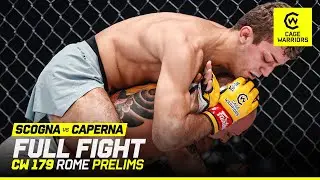 PERFECT FIRST ROUND SUB 🥋| Damiano Scogna VS. Emanuel Caperna | FULL FIGHT | CW 179 Rome