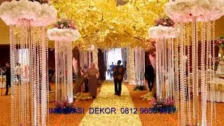 DEKORASI PERNIKAHAN GEDUNG SASANAKRIYA BALLROOM MANDIRA TEMA NASIONAL ADAT INTERNASIONAL