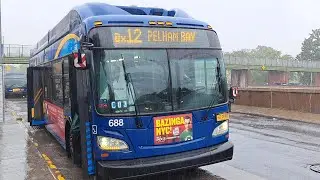 MTA NYCT Bus: 2017 New Flyer XN40 #688 on the Bx12