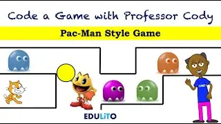 Code a Pac-Man Style Game using Scratch - Prof Cody Teaches Kids to Code. #coding #games #scratch