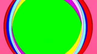 4K, Colorful Frame Green Screen Motion Background. Free Video Background.