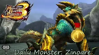 Daily Hunt #404 - Zinogre (MH Portable 3rd)