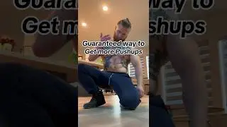 Guaranteed way to do more pushups #homeworkout #calisthenics #shorts