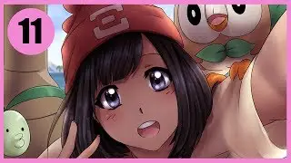 [Drawing Process] Pokemon Sun Moon Selfie! | Yuki Timelapse #11