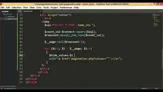 PHP Pagination with Next Previous First Last page Link