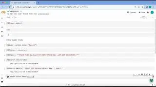 SQLITE PYTHON  CREATE - UPDATE -DELETE