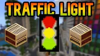 How to make a Traffic Light in Minecraft! (Banner)