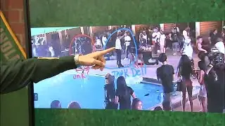 Tank Dell stood between gunmen when he was wounded, video shows