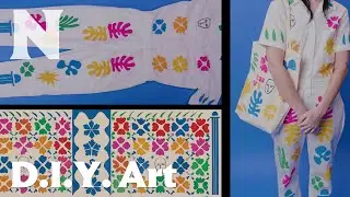 How to Create Fashion For Teens with Fabric Stamps inspired by Matisse