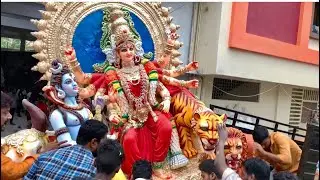 Devi Aagman 2021 | Hyderabad Devi Aagman 2021 | Bhuvan Rao Durga Mata Aagman | Savarala Basthi