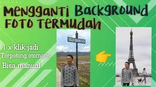 cara ubah background foto dengan background changer