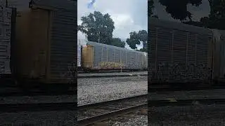 CP 4522 leads CPKC H72 Westbound at Galt Station in Galt, Ontario