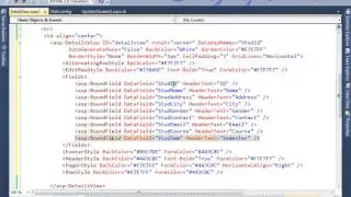 How to Display Student Record in DetailsView Control in Asp Net