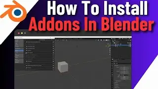 How To Install Addons In Blender | How To Use Plugin In Blender