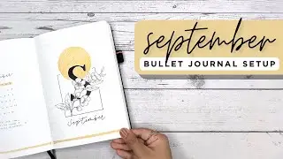 September 2023 Bullet Journal Setup ✨|  With Only One Marker | Simple and Aesthetic Spreads