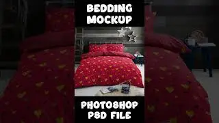 Bedding Mockup - Photoshop File