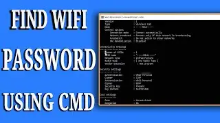 How To Find Wifi Password Using CMD || How to Find WiFi Password on Windows Computer