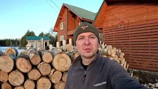 Будни пчеловода. Колка дров