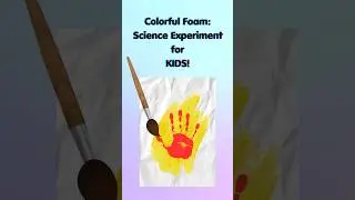 Colorful Foam: Science Experiment for Kids! #funexperiments