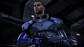 Шепард против клона.Mass Effect 3