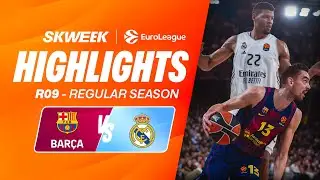 REAL MADRID TOOK HIS SEASON'S FIRST EL CLASICO 🏀 BARCELONA vs REAL MADRID - HIGHLIGHTS EUROLEAGUE R9