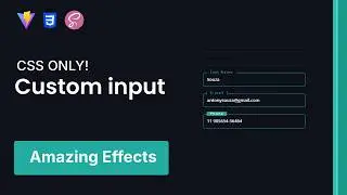 Css Input Field Animation | Floating Label