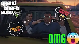 Michael caught Franklin while stealing a car😰| Franklin Pakada Gaya🤑#gaming #playzone #gta_v #gta5