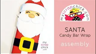 Santa Candy Bar Wrap