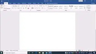 Microsoft Word tutorial 2. Accessing QAT and ribbon menus. (English)