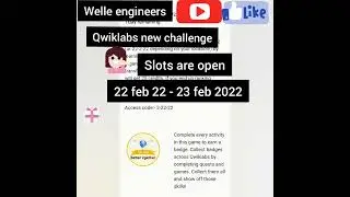 Free swags/🎁 Qwiklabs new challenge/open for today/Hurry up/earn badge 