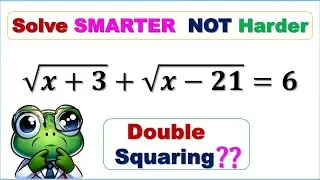 Efficient Method for Radical Equations: Skipping Traditional Squaring | Chinese Junior Math Olympiad