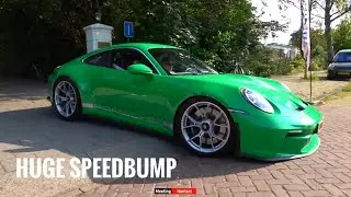 Supercars vs BIG Speedbump! - Ford GT, Aventador SVJ, LOUD 992 GT3, R8gt, Revuelto, Mansory Urus,...