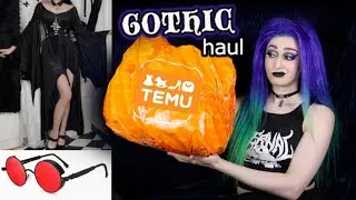 TRYING TEMU'S GOTH SECTION....