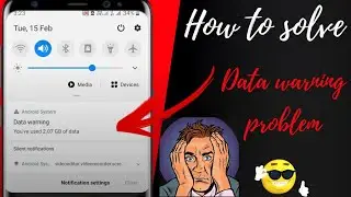 how to remove data warning notifications 🤔 || डेटा चेतावनी सूचनाएं कैसे निकालें 😕