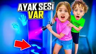 KUZEY ELİF IS THERE SOMEONE IN THE HOUSE!! FOOTSOUNDS ARE COMING!! WE FOLLOWED THE MYSTERIOUS FOO...