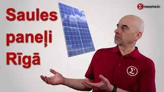 Saules paneļi Rīgā