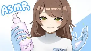 [asmr] spa facial for pure relaxation and sleep 💤 3DIO roleplay 💙🎧